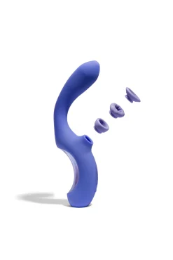 Vibrador conejito con succión Momba Lavanda