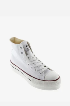 Zapatillas abotinadas de lona Victoria Tribu con doble plataforma