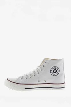 Zapatillas abotinadas de lona Victoria Tribu con puntera de goma
