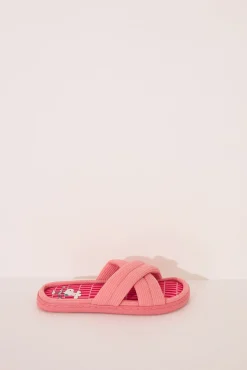 Zapatillas casa acolchadas Snoopy rosa