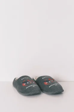 Zapatillas casa Batman gris