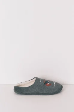 Zapatillas casa Batman gris