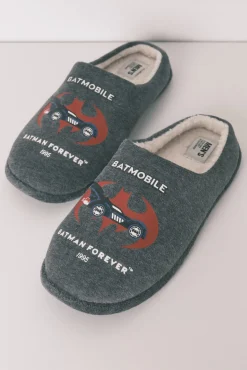 Zapatillas casa Batman gris