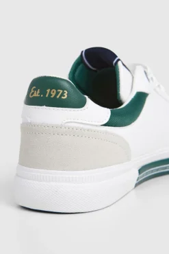 Zapatillas Clásicas Con Detalles En Ante