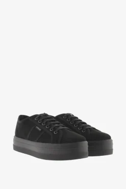 Zapatillas de antelina reciclada con plataforma