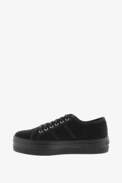 Zapatillas de antelina reciclada con plataforma