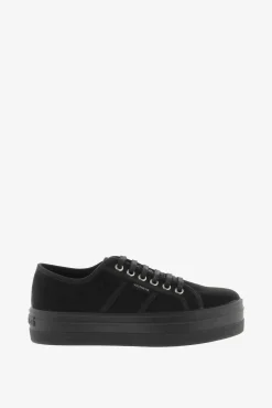 Zapatillas de antelina reciclada con plataforma
