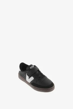 Zapatillas de efecto piel Victoria Oslo con piezas en contraste y cordón elástico