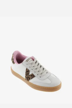 Zapatillas de efecto piel Victoria Berlín Ciclista con piezas de serraje e interior en contraste