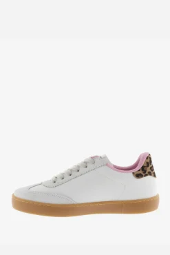 Zapatillas de efecto piel Victoria Berlín Ciclista con piezas de serraje e interior en contraste