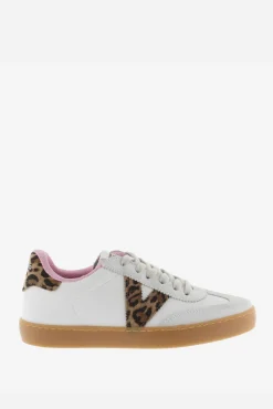 Zapatillas de efecto piel Victoria Berlín Ciclista con piezas de serraje e interior en contraste