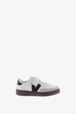Zapatillas de efecto piel Victoria Oslo con piezas en contraste y cordón elástico