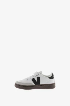Zapatillas de efecto piel Victoria Oslo con piezas en contraste y cordón elástico