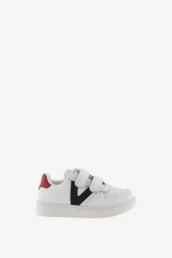 Zapatillas de efecto piel Victoria Tiempo con piezas en contraste y tiras adherentes