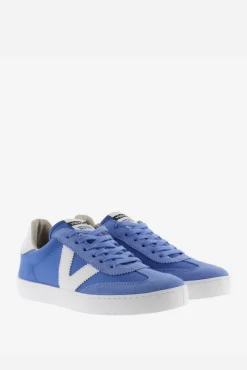 Zapatillas de nylon Victoria Berlín Ciclista con piezas en contraste y de serraje al tono