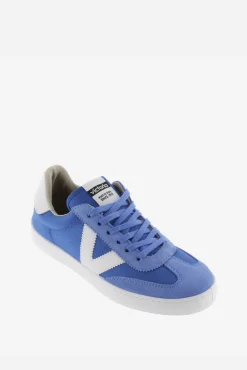 Zapatillas de nylon Victoria Berlín Ciclista con piezas en contraste y de serraje al tono
