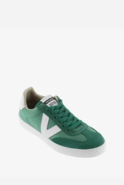 Zapatillas de nylon Victoria Berlín Ciclista con piezas en contraste y de serraje al tono