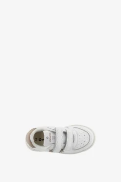 Zapatillas deportivas de niña animal print con piezas al tono y logotipo metalizado