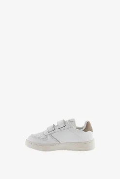 Zapatillas deportivas de niña animal print con piezas al tono y logotipo metalizado