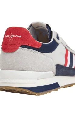 Zapatillas Running Con Detalles En Ante