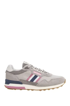 Zapatillas Running Con Detalles En Ante