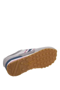 Zapatillas Running Con Detalles En Ante