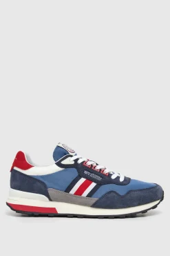 Zapatillas Running Con Detalles En Ante