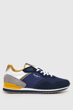 Zapatillas Running Con Detalles En Ante