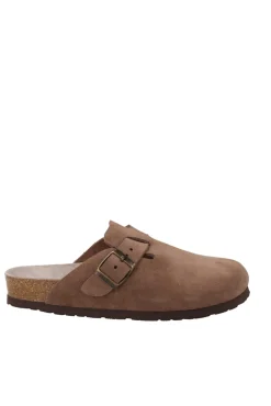 Zueco piel hebilla ajustable